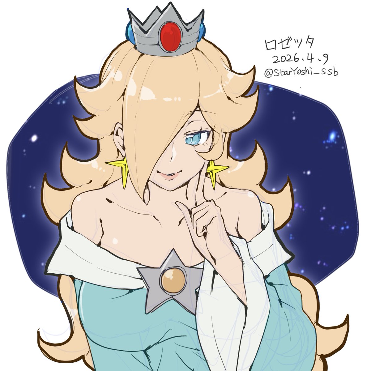 StarYoshi_ssb's tweet photo. #ロゼッタ #Rosalina https://t.co/oOegAZurrj