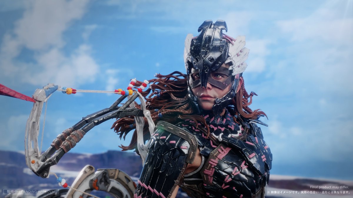 Prime1Studio's tweet photo. ◤￣￣￣￣￣￣￣￣￣￣￣￣￣￣￣
　NEXT LEVEL SHOWCASE XVII:
　　VISIONS OF THE REALMS
＿＿＿＿＿＿＿＿＿＿＿＿＿＿＿◢

アクションロールプレイングゲーム
『ホライゾンフォビドゥンウェスト』より
「アーロイ カージャ・シャドウ」の
最新情報をお送りします🏹

■ご視聴はこちら
https://t.co/jxZBSWZIPC

#Horizon #Prime1Studio #NLSXVII