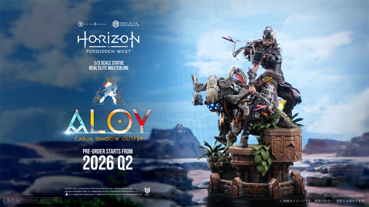 ◤￣￣￣￣￣￣￣￣￣￣￣￣￣￣￣
　NEXT LEVEL SHOWCASE XVII:
　　VISIONS OF THE REALMS
＿＿＿＿＿＿＿＿＿＿＿＿＿＿＿◢

アクションロールプレイングゲーム
『ホライゾンフォビドゥンウェスト』より
「アーロイ カージャ・シャドウ」の
最新情報をお送りします🏹

■ご視聴はこちら