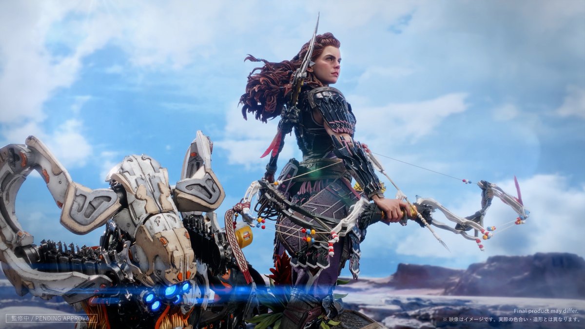 Prime1Studio's tweet photo. ◤￣￣￣￣￣￣￣￣￣￣￣￣￣￣￣
　NEXT LEVEL SHOWCASE XVII:
　　VISIONS OF THE REALMS
＿＿＿＿＿＿＿＿＿＿＿＿＿＿＿◢

アクションロールプレイングゲーム
『ホライゾンフォビドゥンウェスト』より
「アーロイ カージャ・シャドウ」の
最新情報をお送りします🏹

■ご視聴はこちら
https://t.co/jxZBSWZIPC

#Horizon #Prime1Studio #NLSXVII