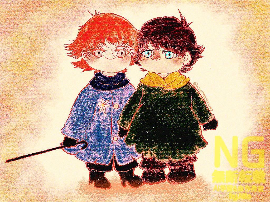 作品形態によって色んな顔を見せてくれるところが大好きです(*´ω｀*)
過去絵で失礼いたします♥️💚
#ヨクの日2026