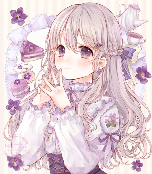 すみれ #イラスト #創作