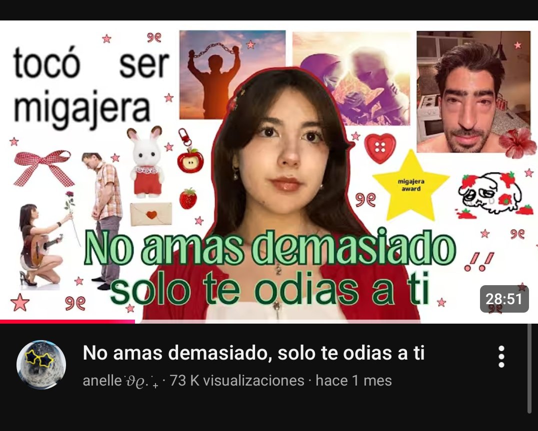 yo: voy a ver algo en youtube para comer chill
el video que me recomienda youtube: