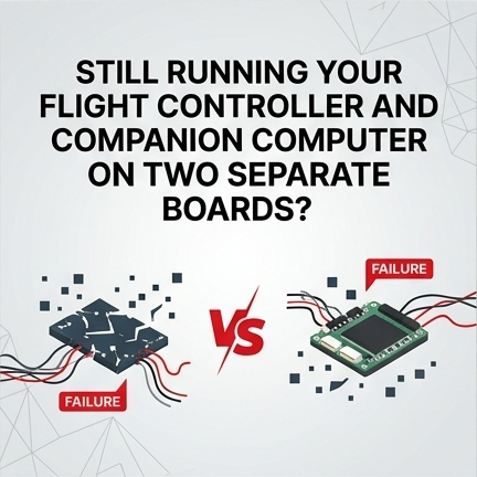 VecrosTech's tweet photo. Running Cube Autopilot and Jetson on two separate boards?
JetCore FC puts both on one.
Less weight. Zero latency. No extra wiring.
Get yours → https://t.co/kdxqnlHORV
#JetCoreFC #DroneEngineering #EdgeAI https://t.co/g1OWTVHpnF