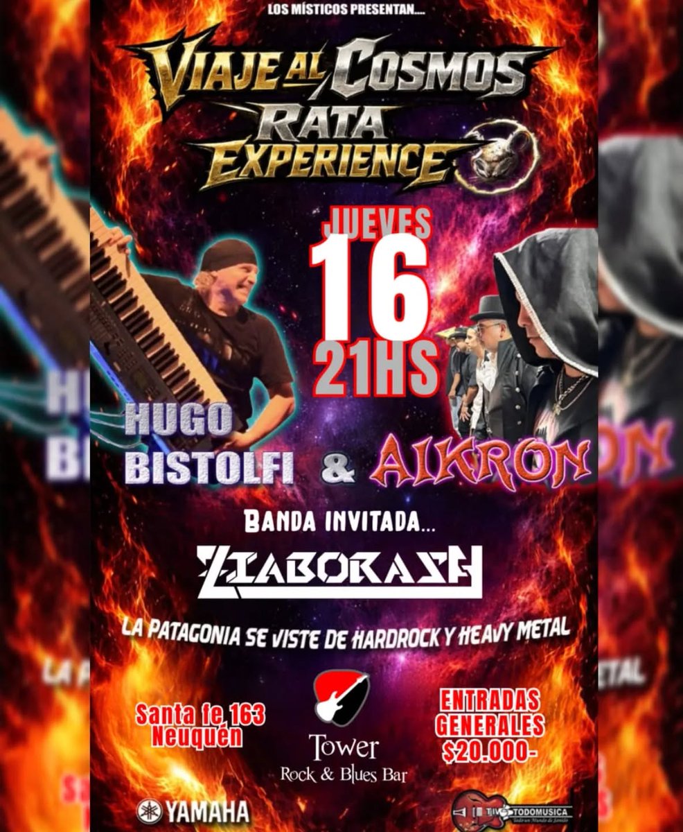 ZiaborashZHnqn's tweet photo. ATENCIÓN NEUQUÉN

SE REPROGRAMÓ la fecha y será en TOWER 

💥Día: 16 de Abril
💥Hora: 21hs
💥Entrada: $20.000
💥Lugar: Santa fe 163 - Neuquén capital

💢 Se le devolverá el dinero($5.000) a la gente que ya había comprado su entrada por $25.000 para quien lo solicite

#Ziaborash https://t.co/x5ffnfSQvE