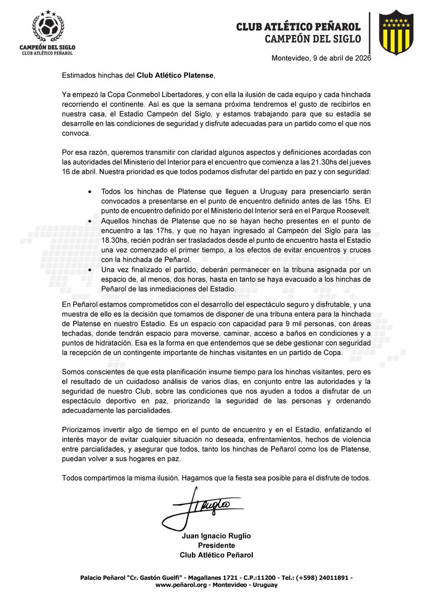 PEÑAROL tweet media