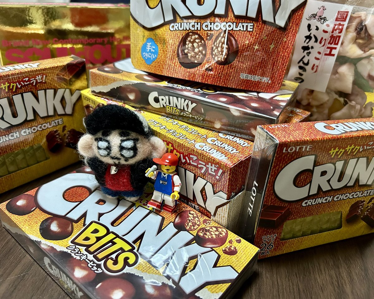 spaishidal's tweet image. 美味し‼️サク サ ア アークしている&amp;lt;3
祭壇みたいになっちゃったw

#クランキー #ウェカピポ #Diggy-MO’
#ソウルドアウト