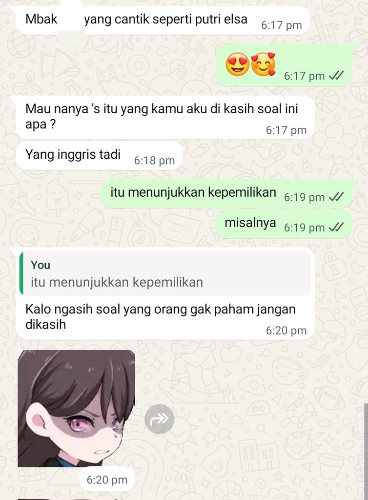 my tutoring student....