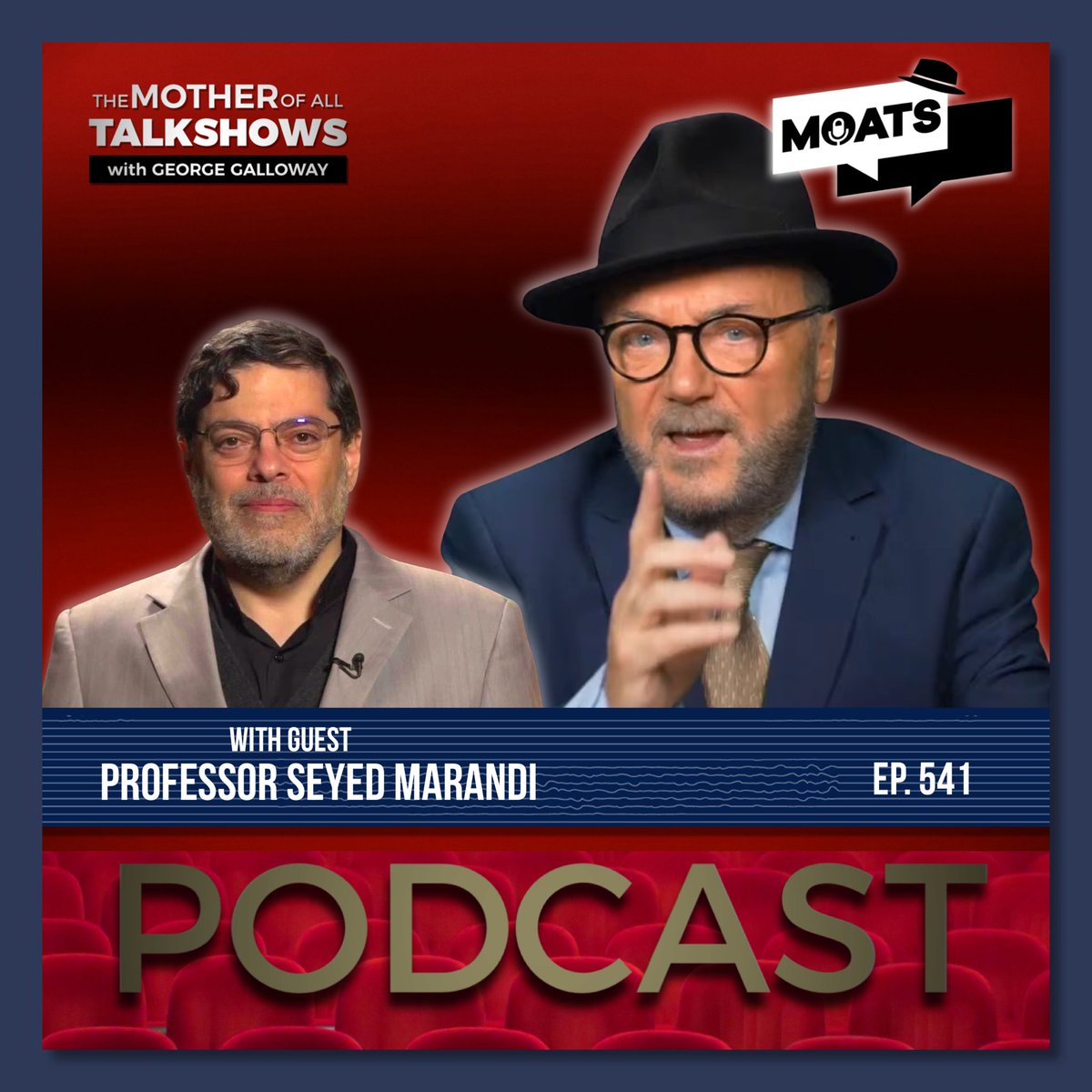 georgegalloway's tweet image. 🎙️ #MOATS ✨⭕️ PODCAST
🚨 ALL PLATFORMS NOW

541 - TRUMP BLINKS | Day 40 | Accepts Iran 10-point plan | 14-day truce | Israel renews Lebanon war 

▫️ with guest Professor Seyed @s_m_marandi 

🎧 podbean.com/ep/pb-9sep6-1a… 

📌 #Trump #Gaza #EpsteinFiles #Ceasefire #Israel #Iran #WW3