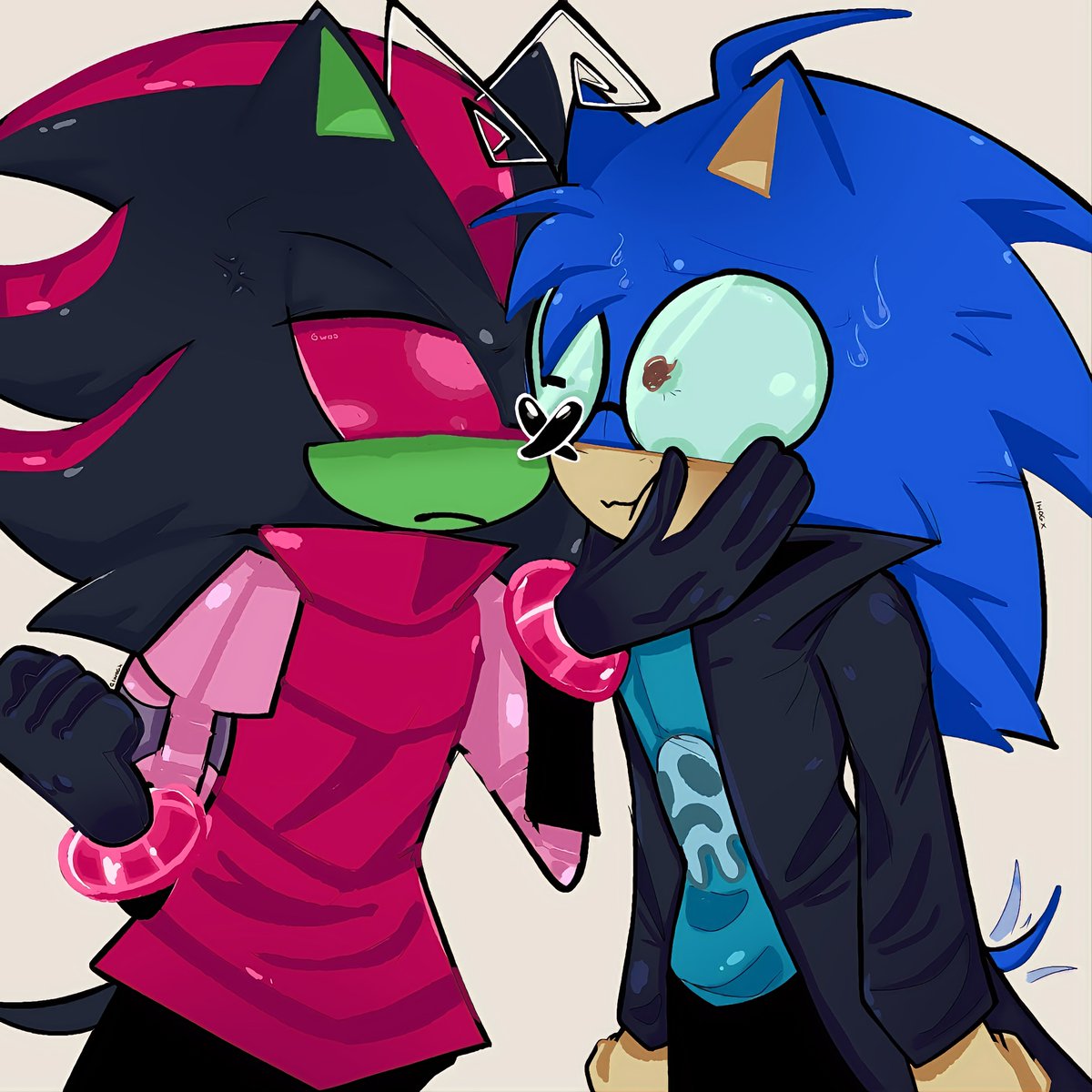 iwogx's tweet image. Hi umh Invader Shadow again

#sonicthehedgehogfanart #shadowthehedhehog #sonadow #zadr