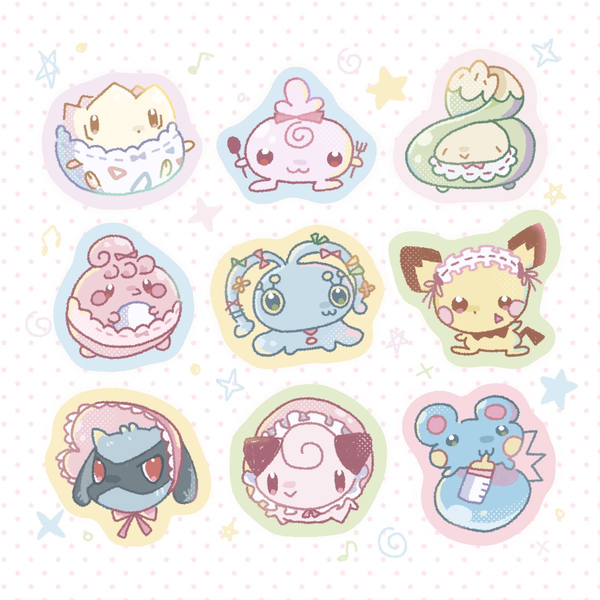 베이비 푸키몬 모아모아 🍼
#pokemon