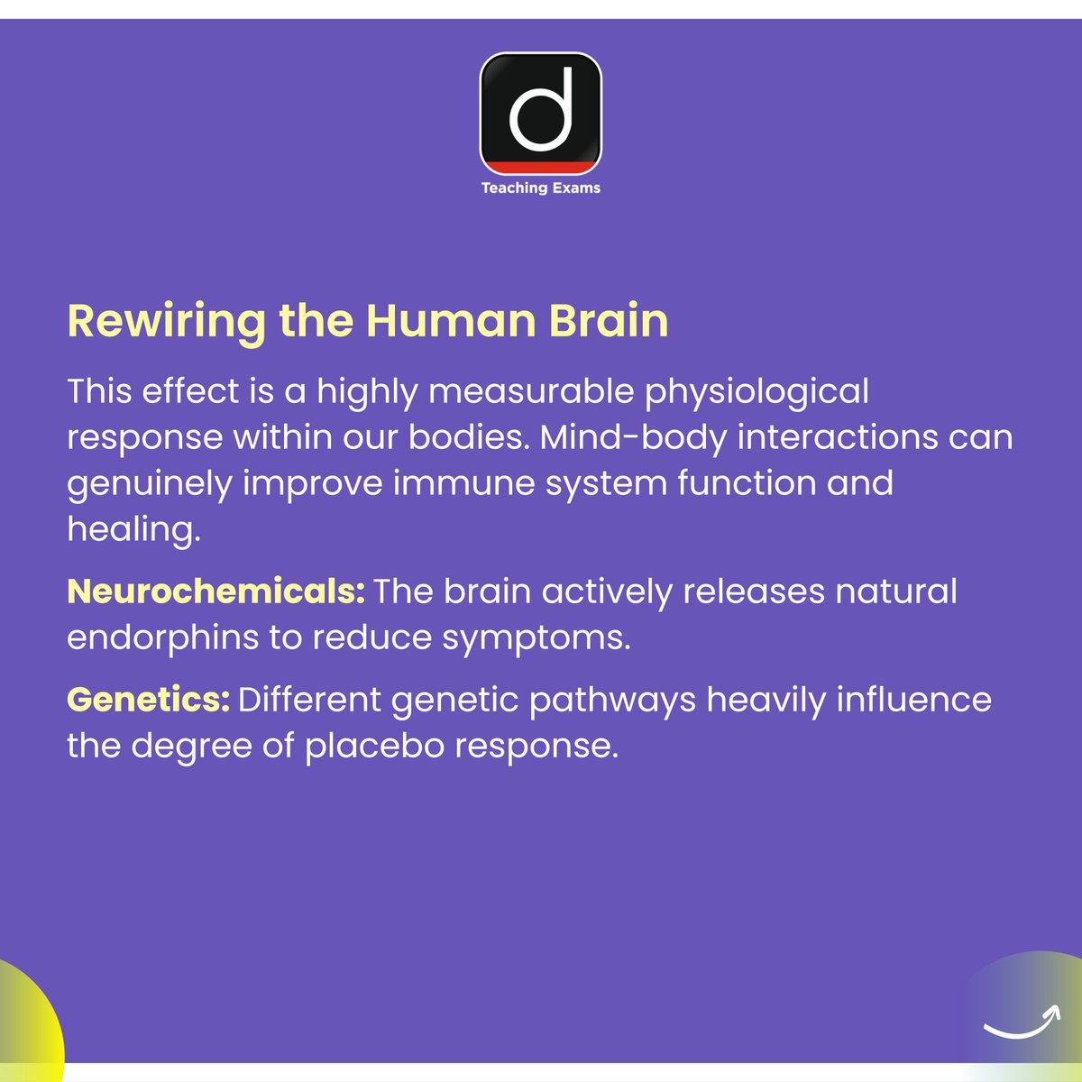 Drishtiteaching's tweet image. The mind is powerful- belief alone can trigger real healing inside the body. 

#PlaceboEffect #MindBodyConnection #Neuroscience #Psychology #Health #MedicalScience #Healing #ScienceFacts #HumanBrain #Wellness