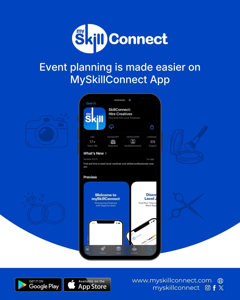 myskillconnect's tweet photo. Verified vendors, real reviews and a booking process that protects your money from start to finish.
Your event deserves the best.

Download mySkillConnect today 👇
https://t.co/utD5SIZ6PB

#MySkillConnect #NigerianWedding #EventPlanning https://t.co/rxcNGIrsGu