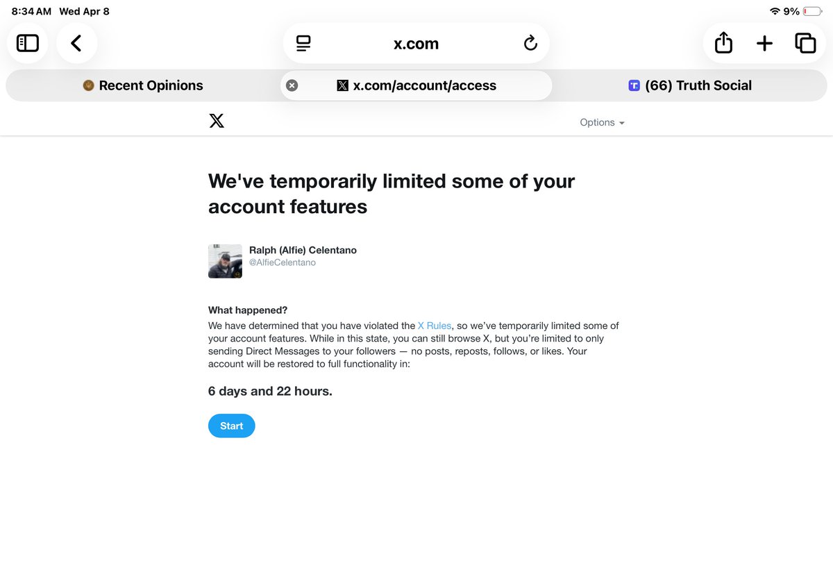 AlfieCelentano's tweet photo. @elonmusk where is the free speech here on X when a person can be blocked for simple stuff while leftist scum who work for you attack the accounts of conservatives and MAGA FREE X FROM THESE FOOLS https://t.co/uOgJDJq7Ve