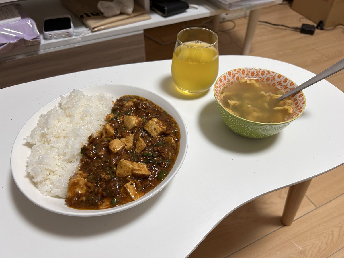 gakedora's tweet photo. マーボーカレー作った https://t.co/SkbReOqAu8
