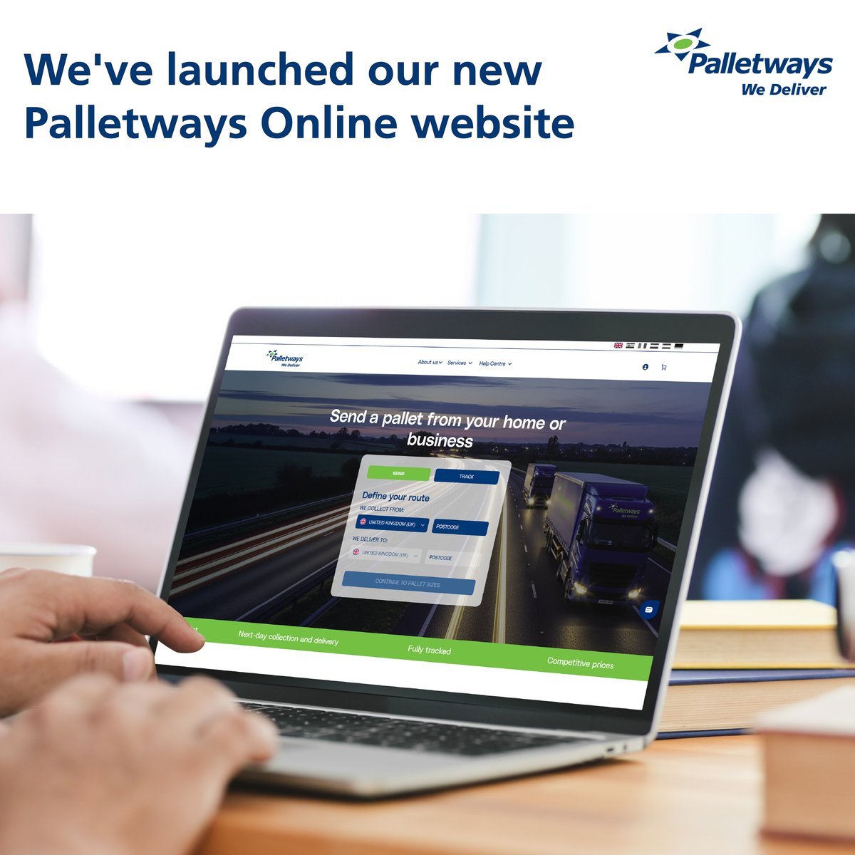 PalletwaysUK's tweet image. Big news: we've launched our new Palletways Online website!

We are very proud of it and hope you can take a look here brnw.ch/21x1rDz

#newwebsite #pallet #palletshipping #sendapallet #pallets