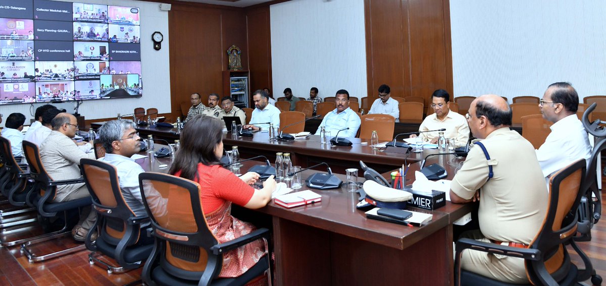 Office of Chief Secretary, Telangana Govt. tweet media