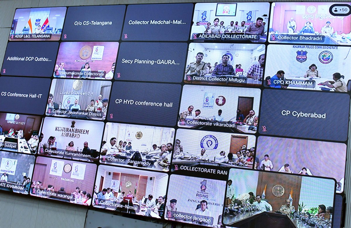 Office of Chief Secretary, Telangana Govt. tweet media