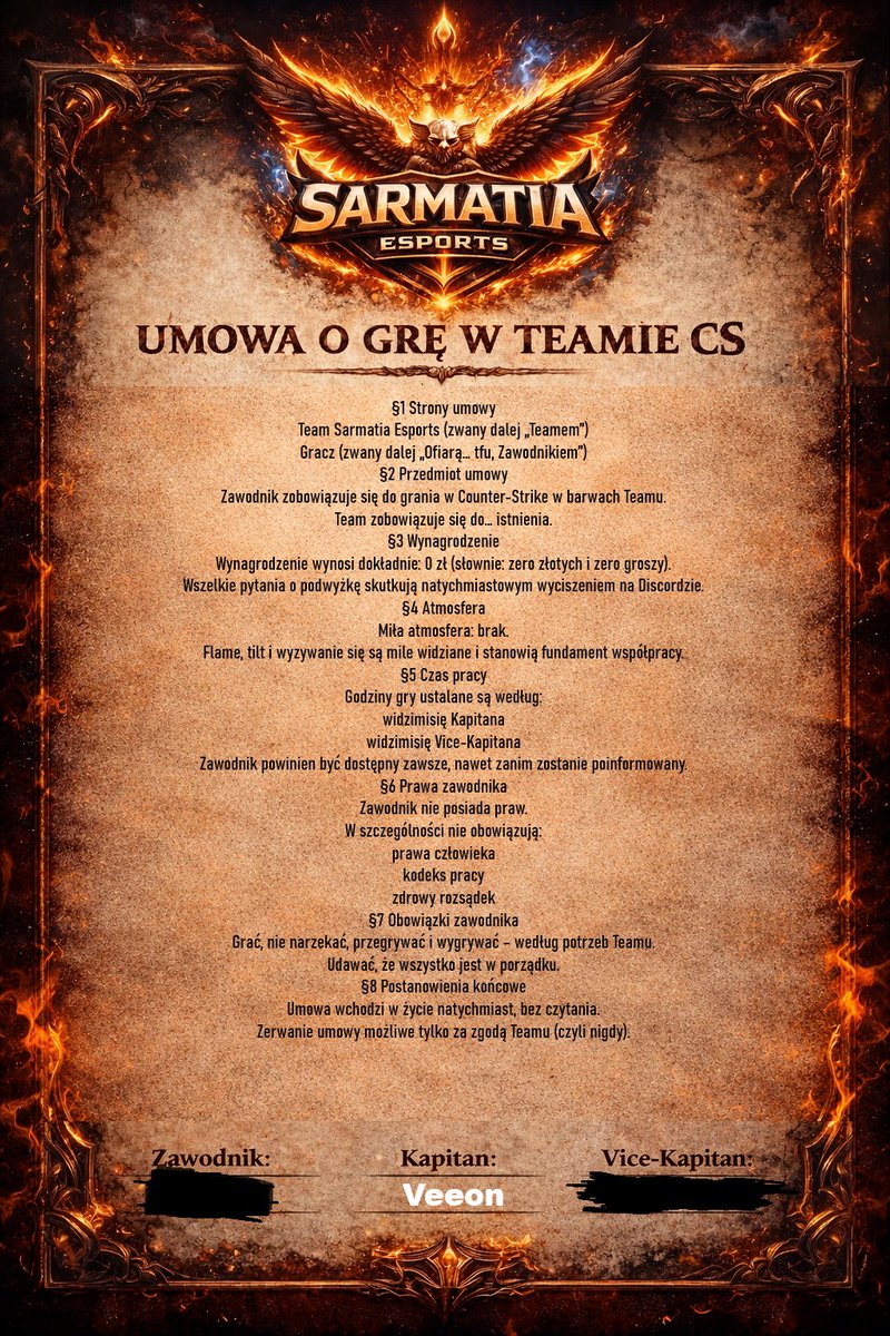 crimsoncoregg's tweet photo. -----UWAGA-----
wyciekły warunki gry w @DDemonz24123 (SARMATIA) https://t.co/bTqmYCj12L