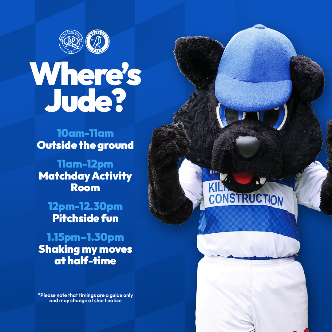 Meet me ahead of our match against Bristol City 🐾