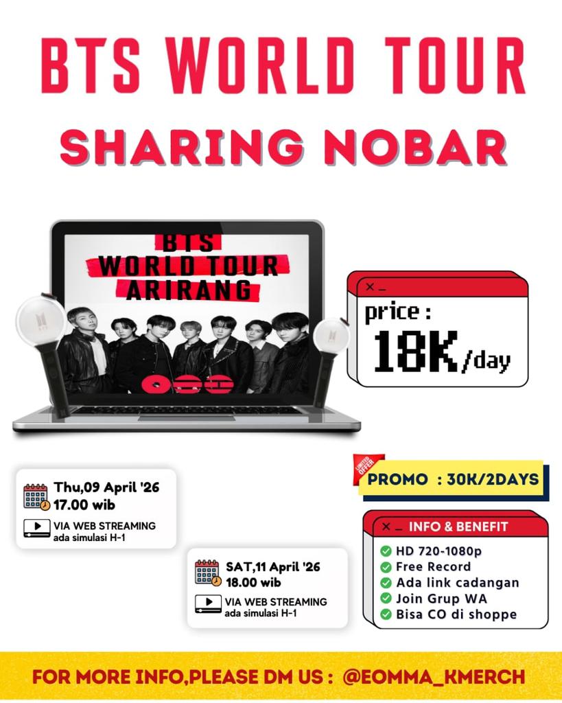 SHARING NOBAR KONSER KPOP tweet media