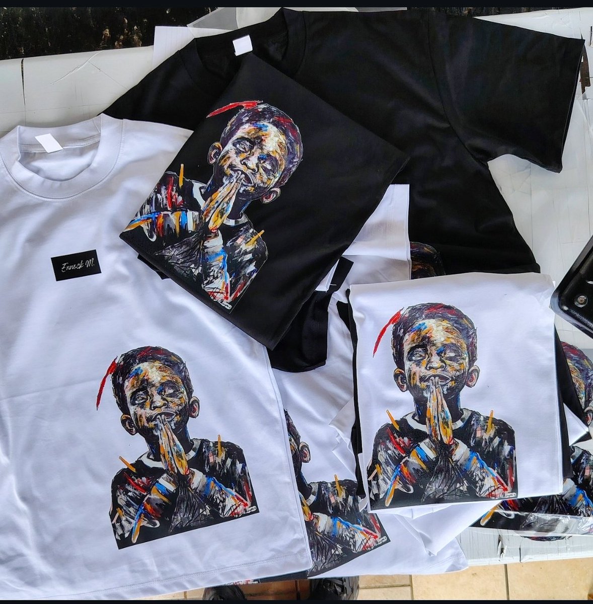 ennockmartZA's tweet photo. Art inspired t-shirts. 0784420327 
Please note I am only taking 20 orders. https://t.co/5xkyxSw7fj