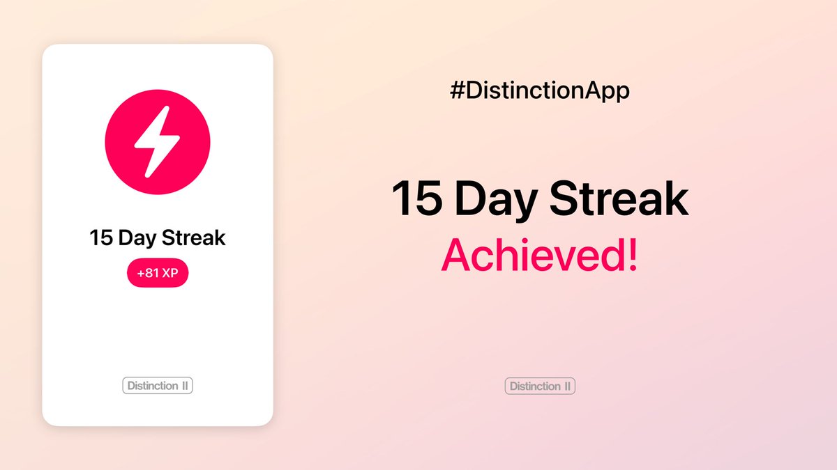 Oliver_rikei's tweet image. Distinction 学習報告
【2026年4月9日・33日目】
教材：Distinction シリーズ / アプリ

D1：52語 (8分 / 48%)
D2：81語 (12分 / 32%)

単語数：133語 (合計)
時間：20分 (合計)
習得度：40% (平均)
#Distinction #英語学習
