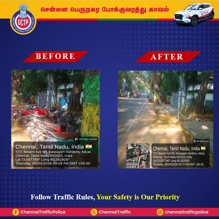 ChennaiTraffic's tweet image. Your tweet was verified and action taken. 
#StopLineDiscipline #TrafficSignal #helmet #NoHonking #DoNotDrinkAndDrive #NeverOffDuty #InPublicService #YourSafetyOurPriority