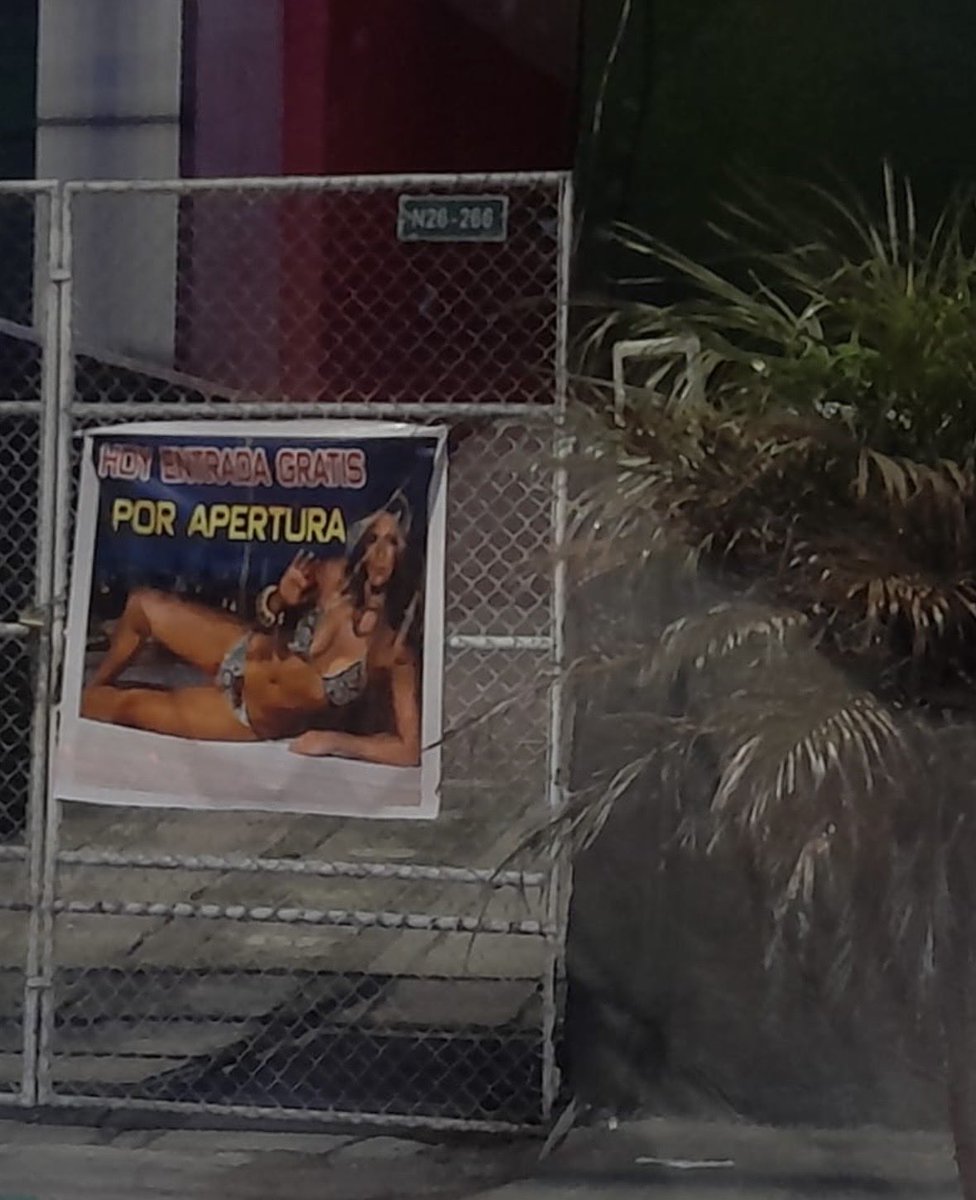 AlfonsoRiveraC's tweet photo. Es el colmo, #Quito se está convirtiendo en tierra de nadie: En plena Av. Coruña y Orellana se anuncia la apertura de un night club!
¿En qué se va a convertir nuestra ciudad?
¿Qué opinan las autoridades actuales y las futuras?

@MunicipioQuito @pabelml @LoroHomero @PaolaPabonC https://t.co/901WIR2DqS