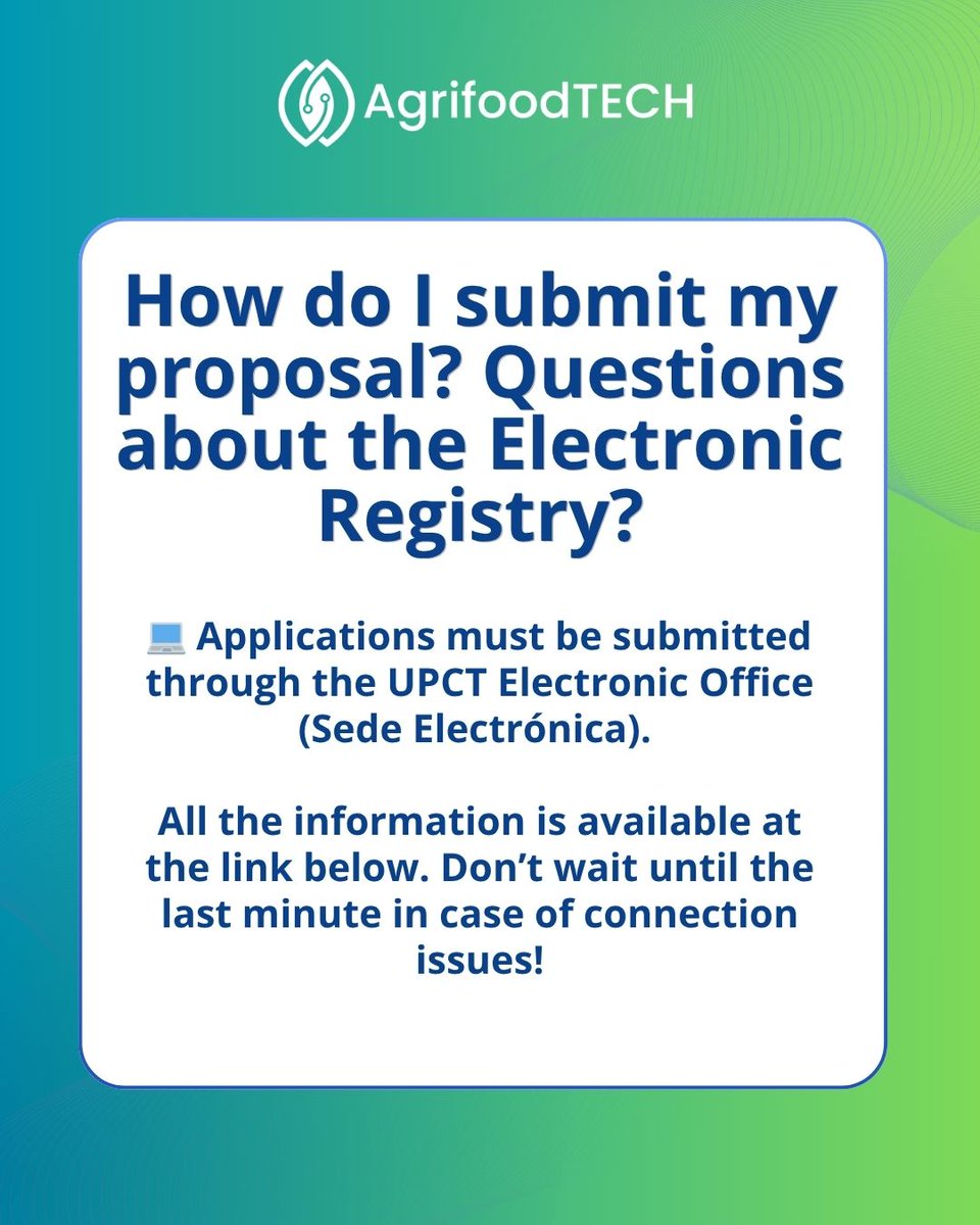 AgrifoodTECH Project tweet media