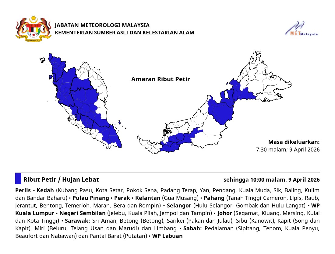 Jabatan Meteorologi Malaysia tweet media