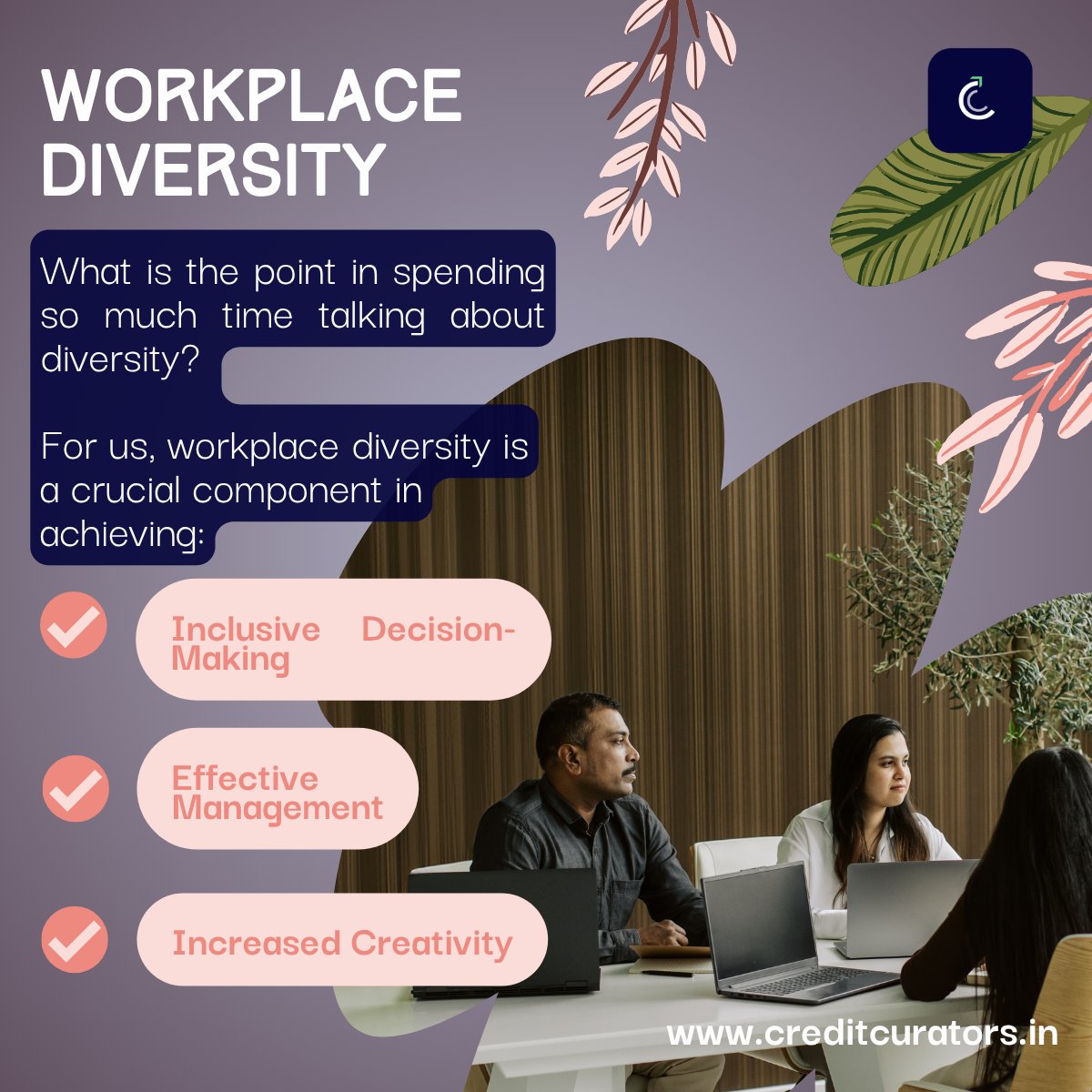 CreditCurators's tweet photo. Diversity is a risk management strategy. 

The fix isn't just culture. It's who's in the room when the hard calls get made.

#WorkplaceDiversity #ESG #InclusiveLeadership #CreditCurators https://t.co/QOXCneE2qA