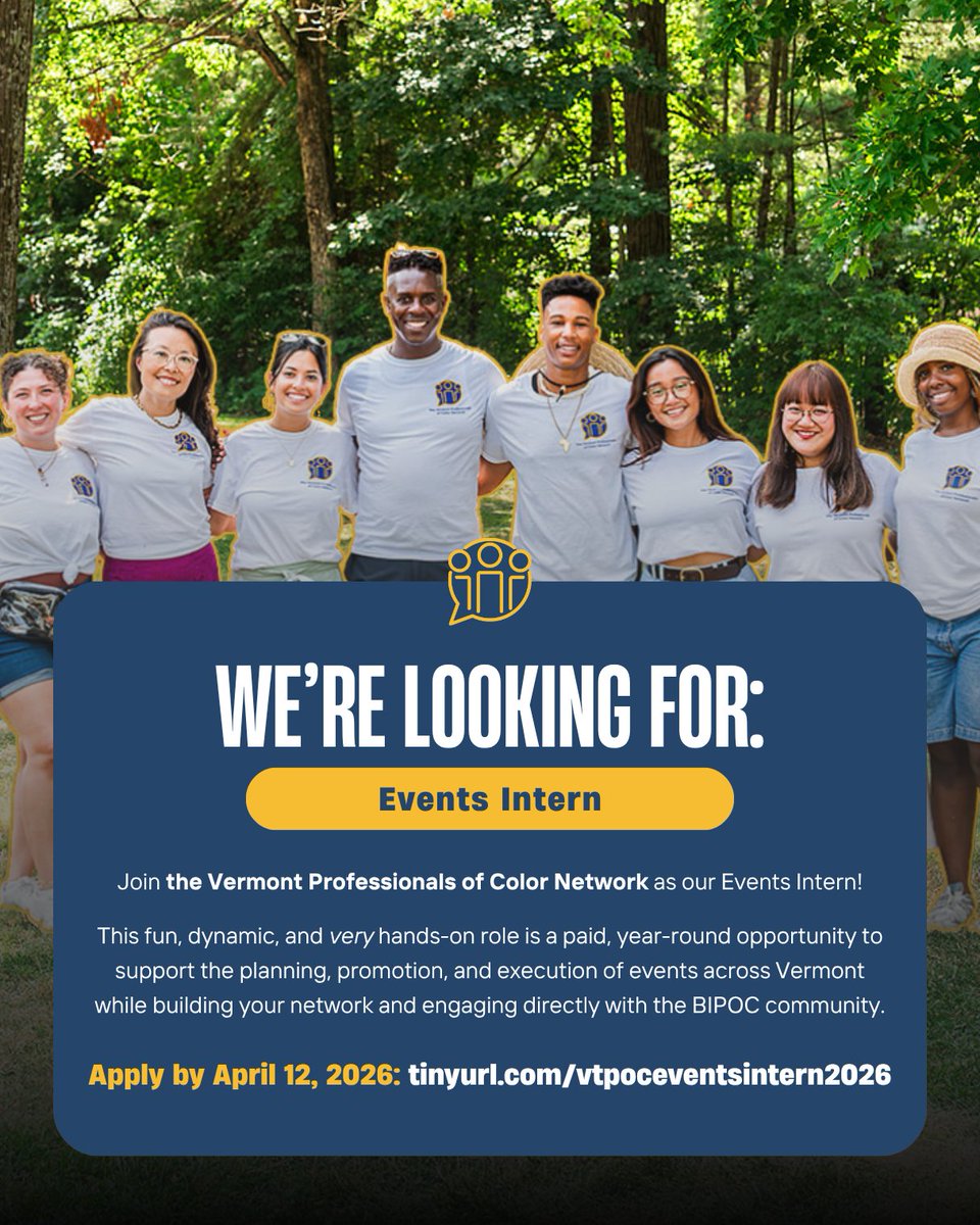 Vermont Professionals of Color Network tweet media