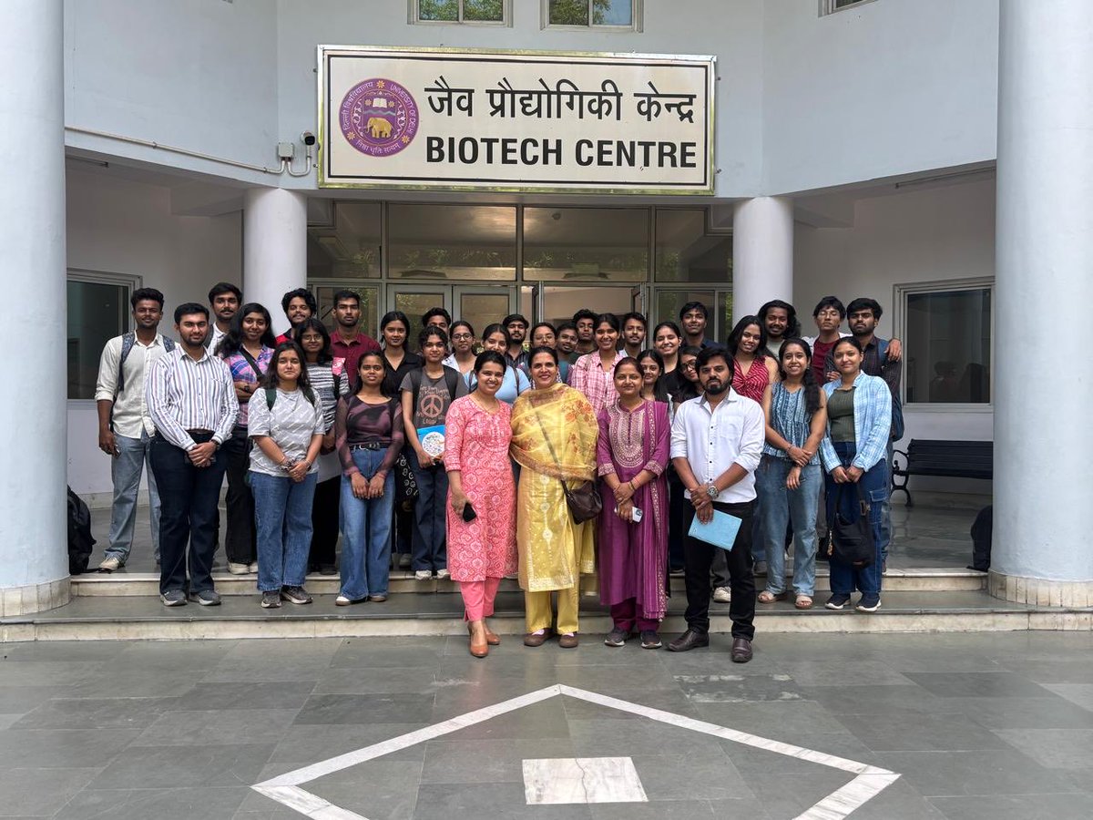 BCASDU's tweet photo. From classroom concepts to real-world labs 🔬✨

https://t.co/OWnToh6ag2. (H) Microbiology (3rd year) students explored BioNEST, DU South Campus—experiencing fermenter systems &amp; industrial microbiology in action.
Curiosity → capability 🚀
#Microbiology #BioNEST #DelhiUniversity https://t.co/OBs1Ph7is7