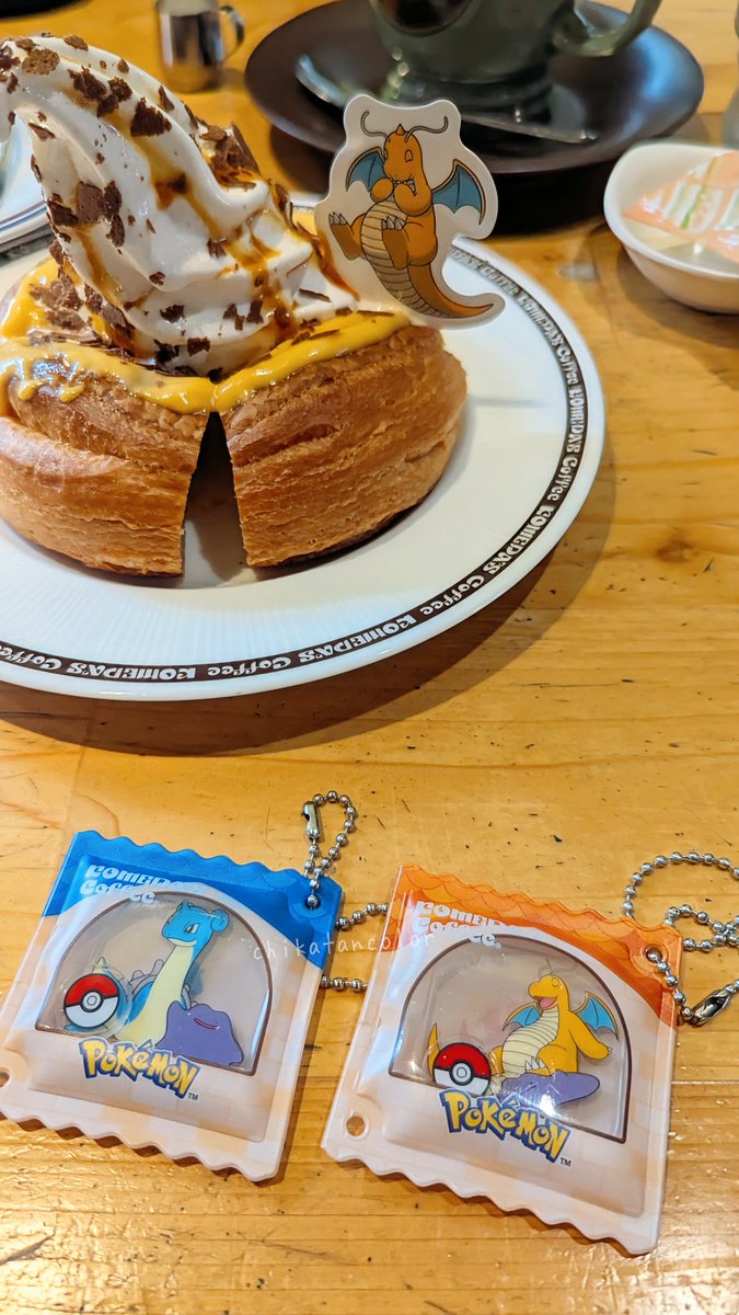 chikatancolor's tweet photo. 今日から第2弾スタート
チーズボールはサツマイモ🍠の方が好みではあるけど定番になれば良いのにね〜
#ポケモンといっしょだモン https://t.co/Jy5KUzjmae