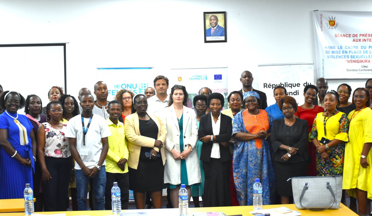 UNWomenBurundi's tweet photo. 🇧🇮 On April 9, 2026, @MiniJustice_BDI is presenting  3 innovative #digital platforms to key stakeholders, as part of the project supporting the establishment of the National Observatory against #GBV. It implemented with the support of @UNWomenBurundi and funded by @UEauBurundi https://t.co/5AECQeArn3