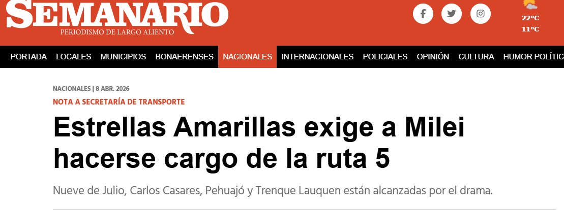Argentina conduce así tweet media