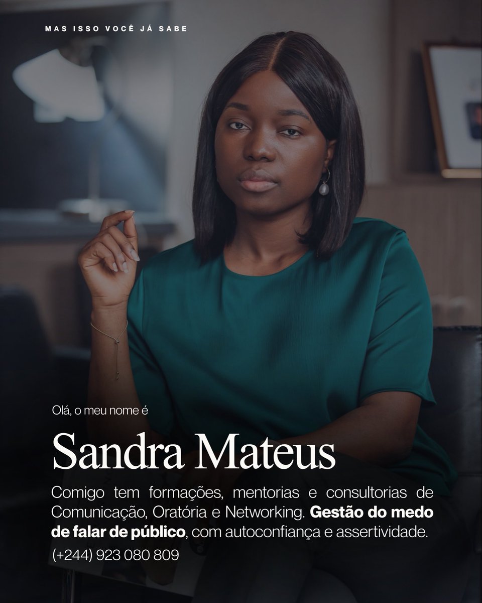 Sandra_mateus_'s tweet photo. Para quem acabou de chegar, ou para quem ainda não me conhece por aqui, seja muito bem-vindo.

Whatsapp: (+244) 923 080 809
E-mail: geral@lideraangola.com

#sandramateus #oratoria #angola #moçambique #portugal #falarempublico https://t.co/LCf5l7W6lW