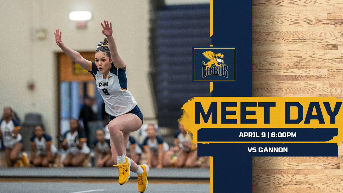 GriffsAcroTumb's tweet photo. It’s senior night!

🆚 Gannon
🕐 6 p.m.
📺 GGBN
📍Buffalo, N.Y.
🏟️ Koessler Athletic Center

#Griffs https://t.co/BBzjHHGRNe
