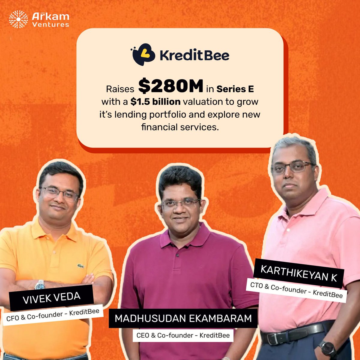🦄 <a href="/kreditbee/">KreditBee India</a> is a unicorn.

But the number that matters the most? Millions of Indians who now have access to credit because they built a full-stack lending platform for Bharat.

Congratulations to the <a href="/kreditbee/">KreditBee India</a> team. Delighted to partner with you in this journey!