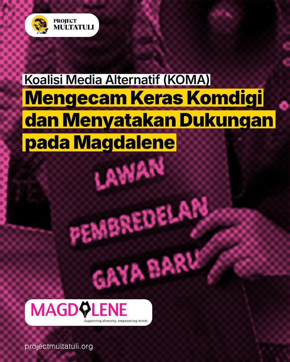 Project Multatuli tweet media