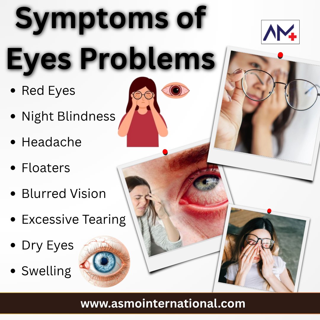 ashimamunjal05's tweet photo. Symptoms of Eyes Problems
.
https://t.co/9yLJI3L2y1
.
#EyeProblems #EyeHealth #VisionCare #EyeCare #BlurredVision #DryEyes #EyeStrain #RedEyes #VisionProblems #HealthyEyes #HealthAwareness #KnowTheSymptoms #healthcare #asmointernational #asmohealth #asmomedicines #asmocare https://t.co/sDAkc0fTPW