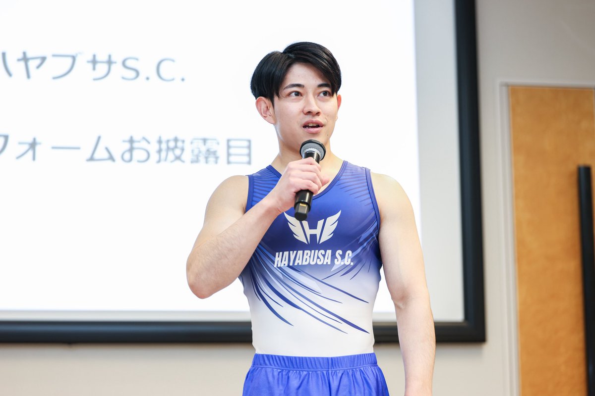 hayabusasc2026's tweet photo. 記者会見ショット📸

来週末はいよいよ全日本個人総合！
初戦、応援よろしくお願いします🔥

#ハヤブサSC #体操 #全日本個人総合 https://t.co/BSKpB6sJ1m
