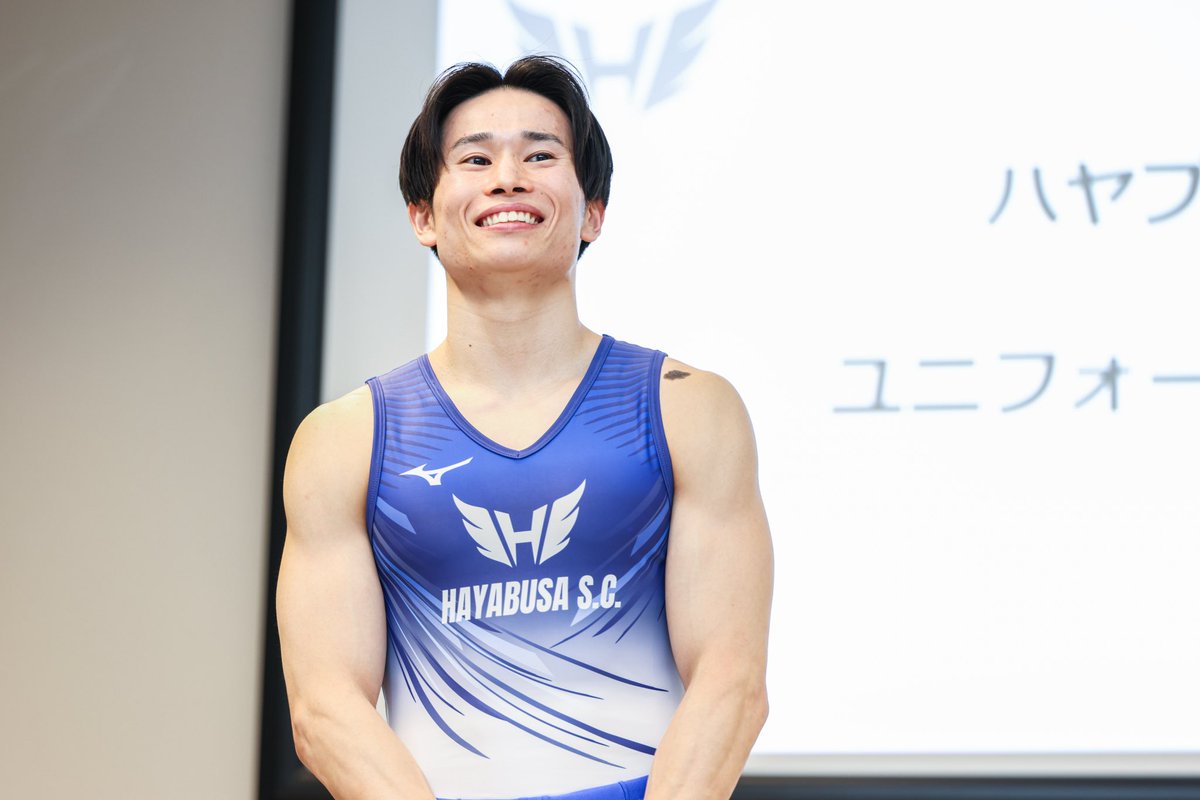 hayabusasc2026's tweet photo. 記者会見ショット📸

来週末はいよいよ全日本個人総合！
初戦、応援よろしくお願いします🔥

#ハヤブサSC #体操 #全日本個人総合 https://t.co/BSKpB6sJ1m