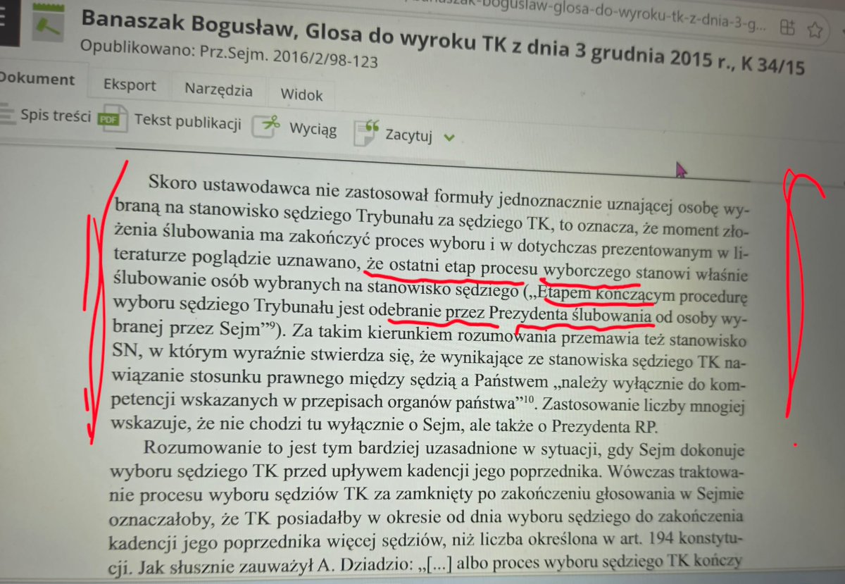 Historyczny  "cyrk"w Sejmie‼️ To.klejny etap zamachu stanu‼️
Sejm nie może „zastąpić” Prezydenta przy ślubowaniu sędziów  to z kilku powodów:
❌️sam wybór przez Sejm NIE kończy procedury powołania.
Status sędziego nie powstaje „automatycznie”  dopiero ślubowanie pozwala objąć