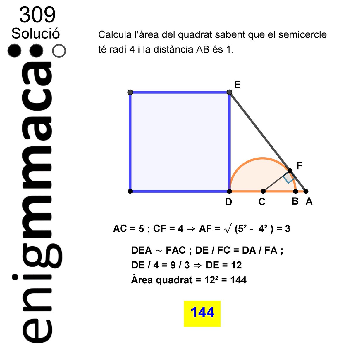 MMACA_cat's tweet photo. Solucions #enigmmaca’s 309 i 309-B
#enigma #repte #càlcul #maths #matemàtiques https://t.co/ejqWGmiHUv