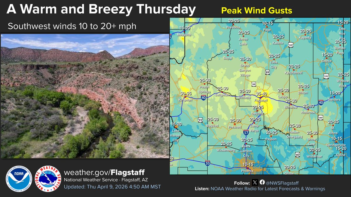 NWS Flagstaff tweet media