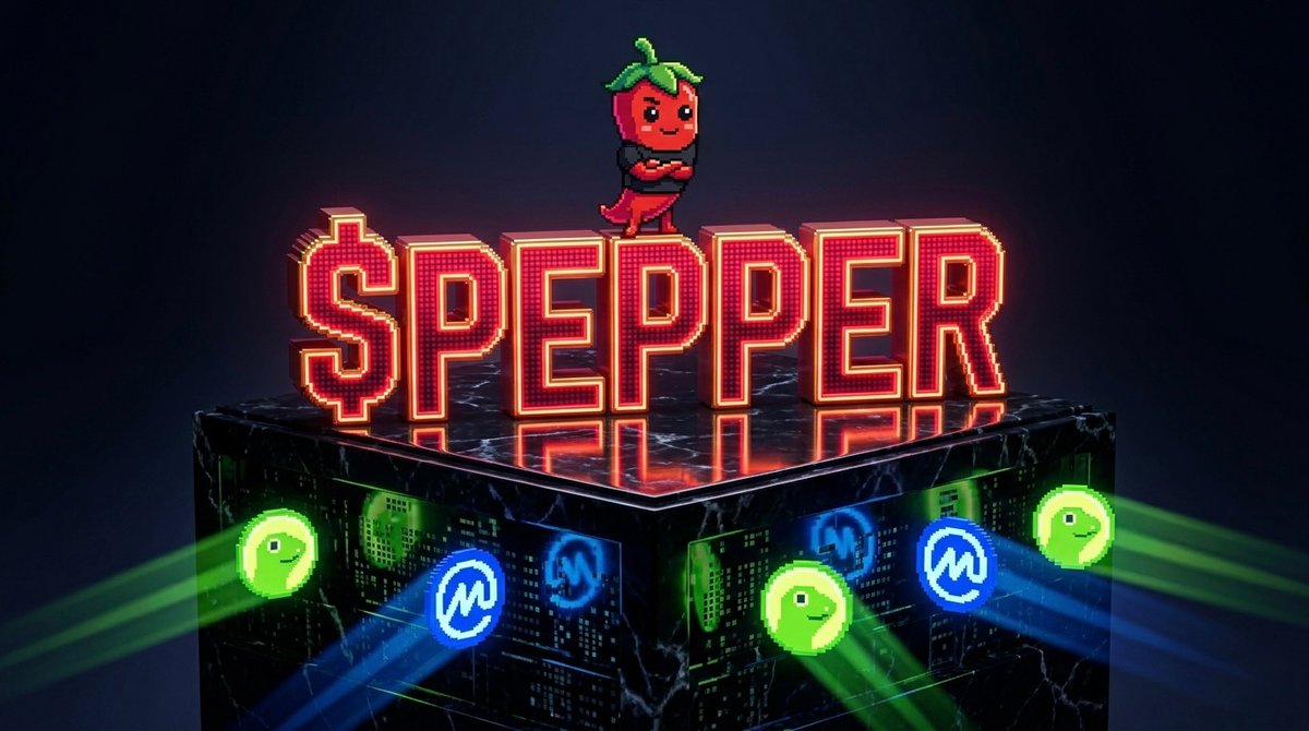 They can’t ignore the glow! 🌟 

$PEPPER is taking over the timeline, but we need to take over the leaderboards next! 🚀 

#PepperPeople, you know the drill: Click the links below, visit @CoinGecko &amp; <a href="/CoinMarketCap/">CoinMarketCap</a>, and absolutely DESTROY that 🚀 ROCKET button! 💥 

Let's get