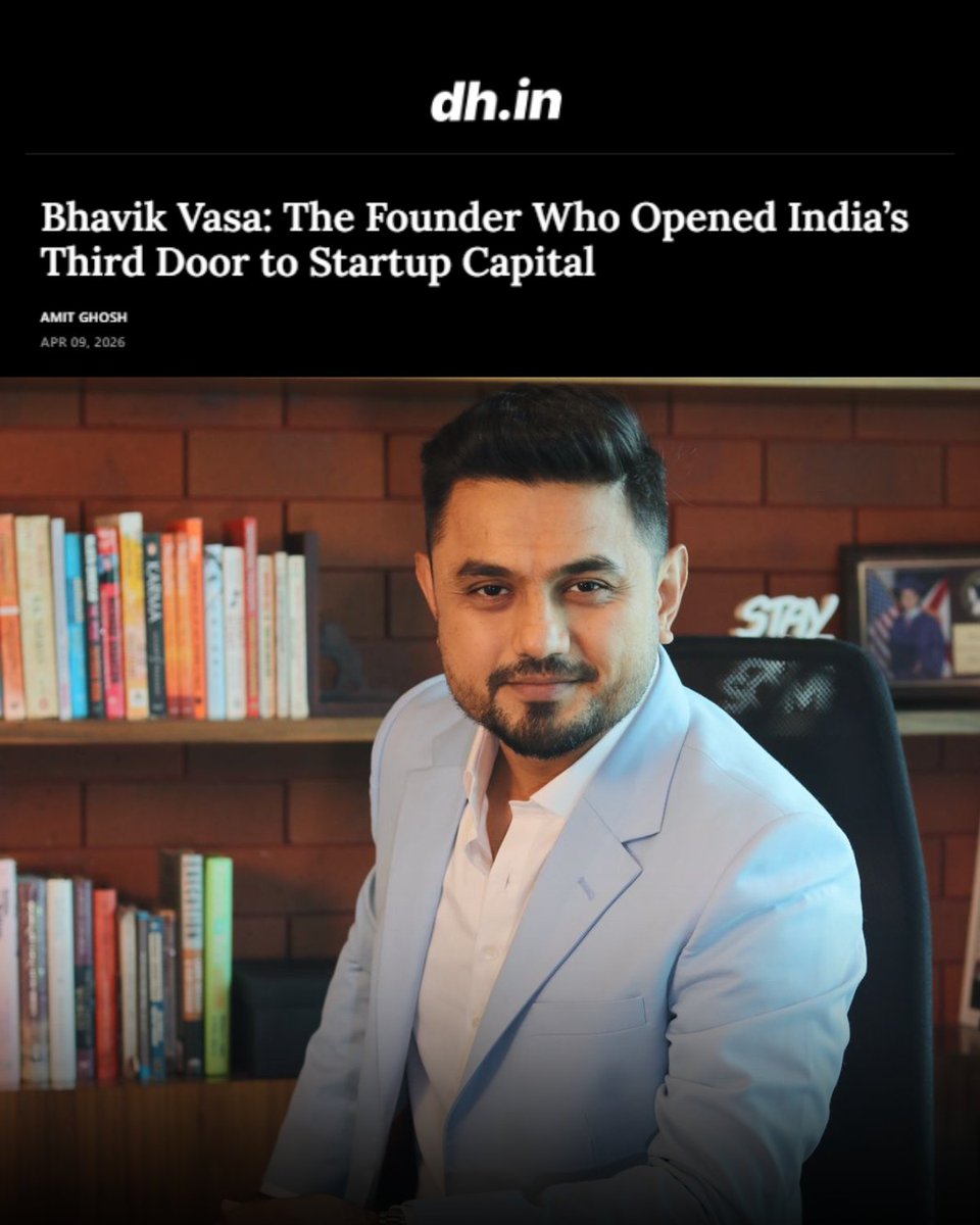 GetVantage_Co's tweet photo. For decades, founders had 2 choices: equity or debt.

But many didn’t fit either.
So we built a third door.
A recent feature dives into Bhavik Vasa’s journey behind this shift.

The future of credit is access.
https://t.co/oKRFovlzGd https://t.co/LQ6goQ9GzN