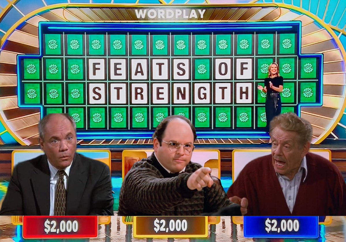 Schmidsson's tweet photo. #seinfeld #festivus #wheeloffortune https://t.co/wowCc528st